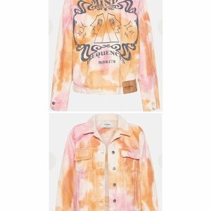 One Teaspoon Pink and Orange Jean Jacket limited edition XXS New